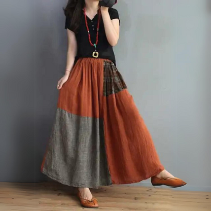 Donna - Elegante Patchwork Rok