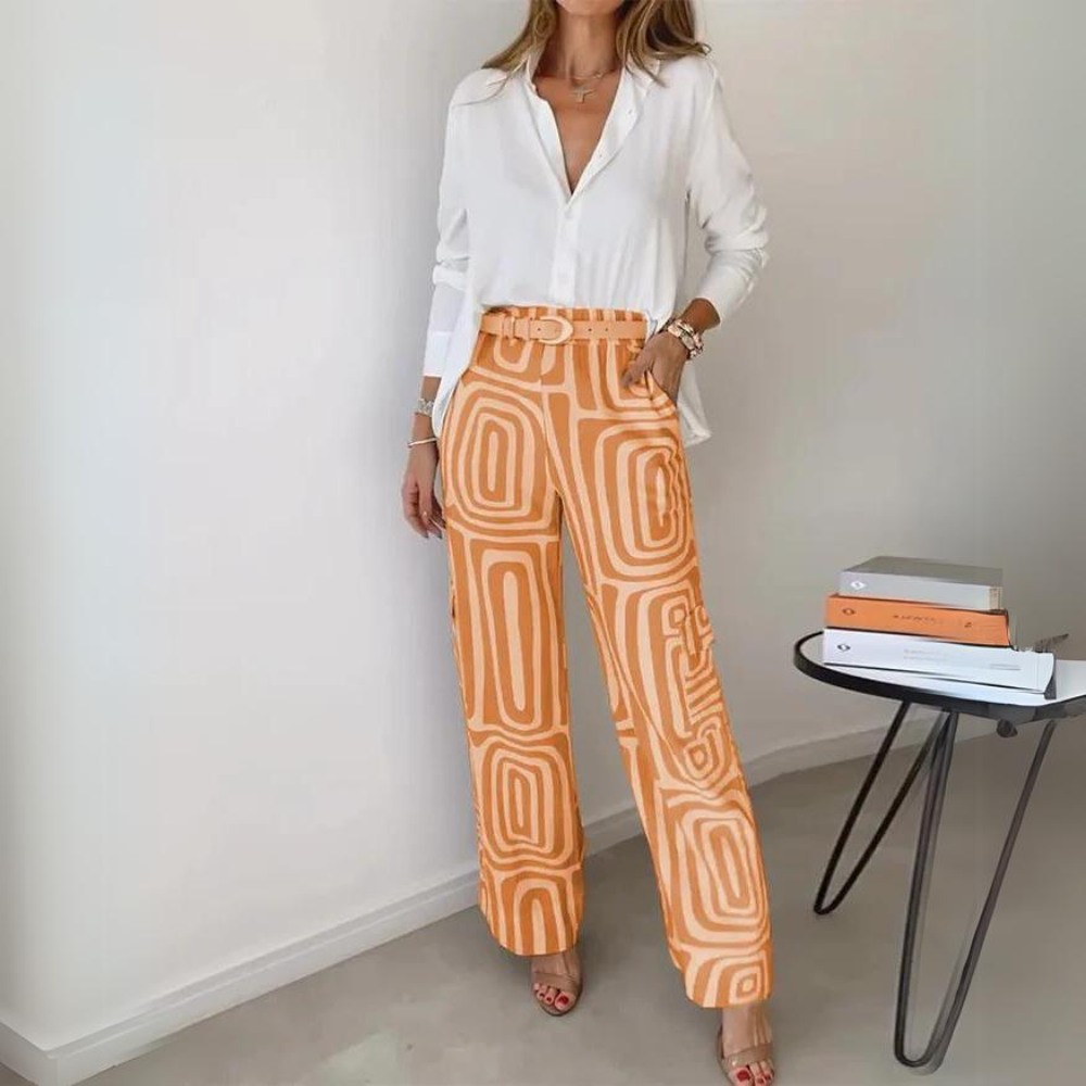 Miley - Elegante Set met Blouse en Broek