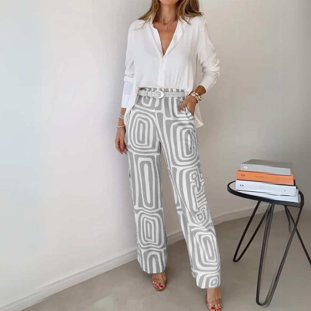 Miley - Elegante Set met Blouse en Broek