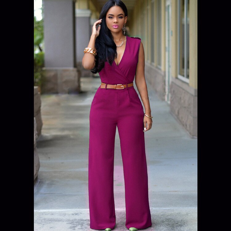 Livia - Elegante jumpsuit met V-hals