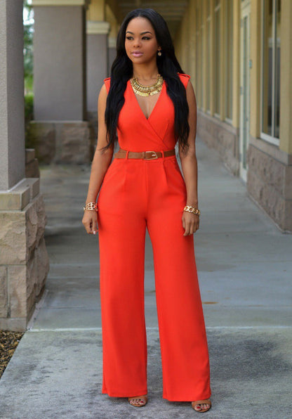 Livia - Elegante jumpsuit met V-hals