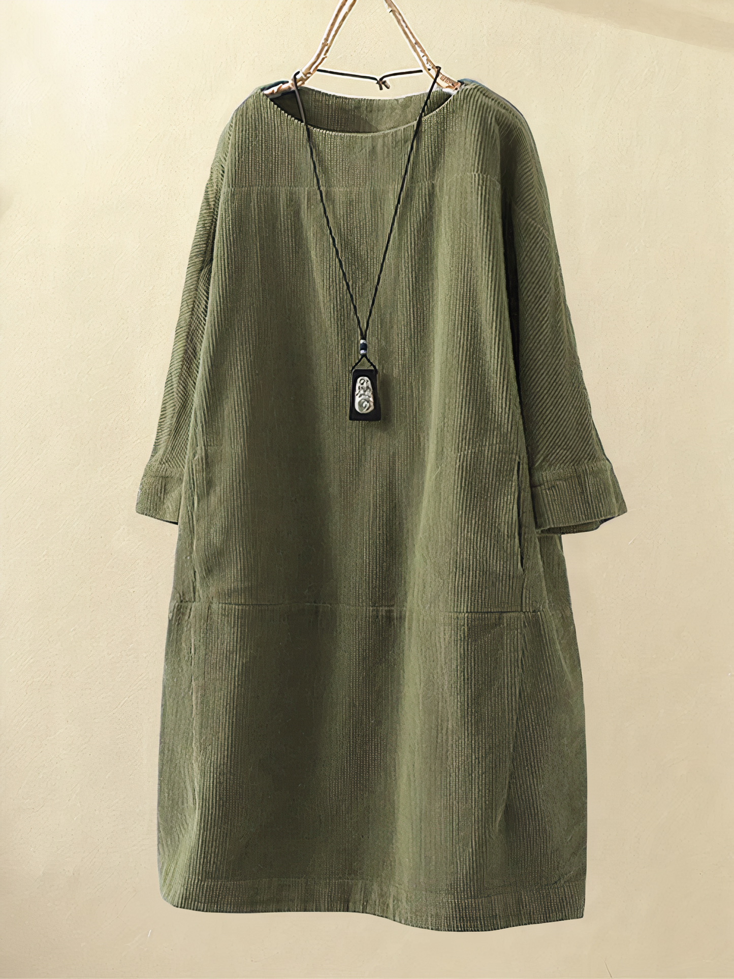 A-lijn corduroy jurk
