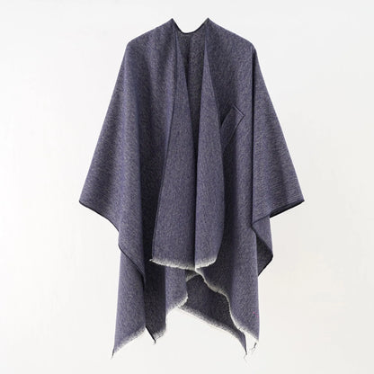 Mia Kasjmier Poncho | Retro & Stijlvol