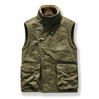 NICHOLAS - Linde militair fleece vest