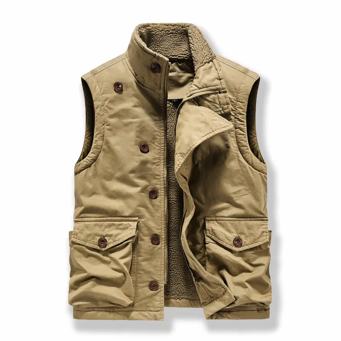 NICHOLAS - Linde militair fleece vest