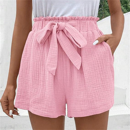 Dames shorts met hoge taille
