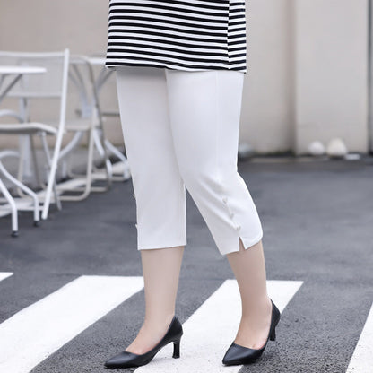 Damesbroek met slip-on pasvorm