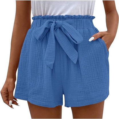 Dames shorts met hoge taille
