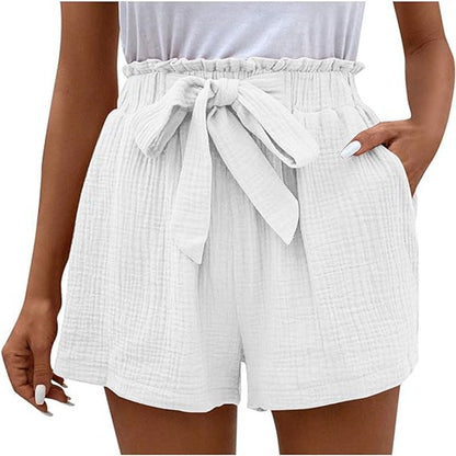 Dames shorts met hoge taille