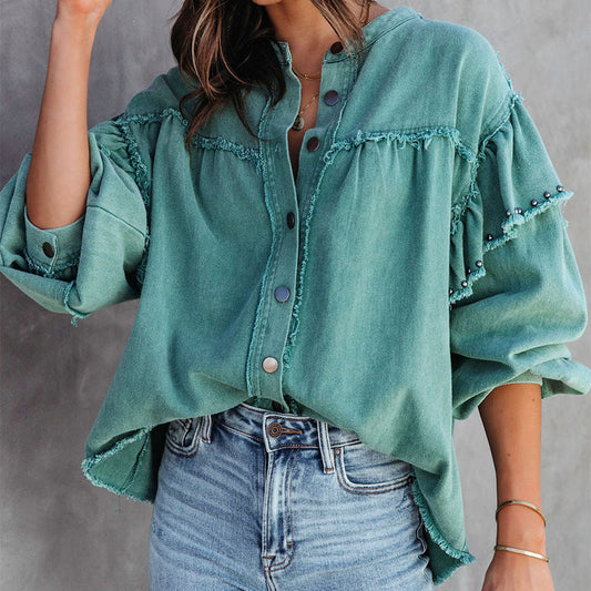 Blouse met lange mouwen voor dames