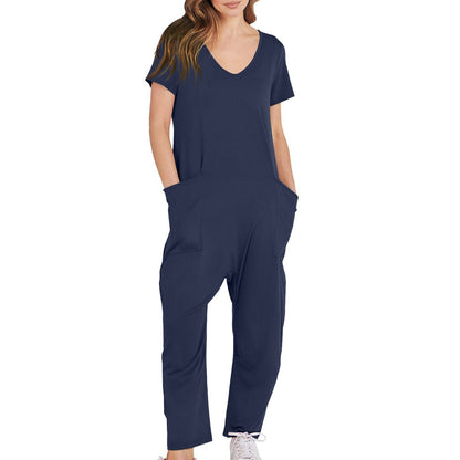 Audrea Casual Jumpsuit met V-hals