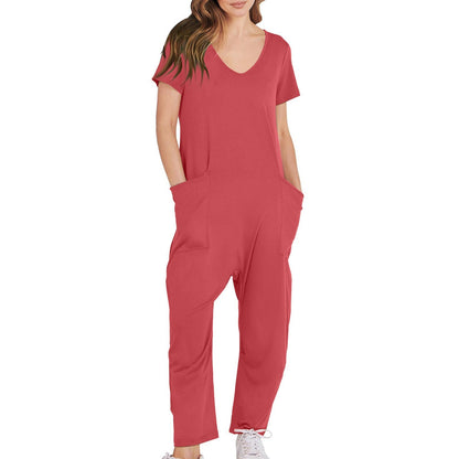 Audrea Casual Jumpsuit met V-hals