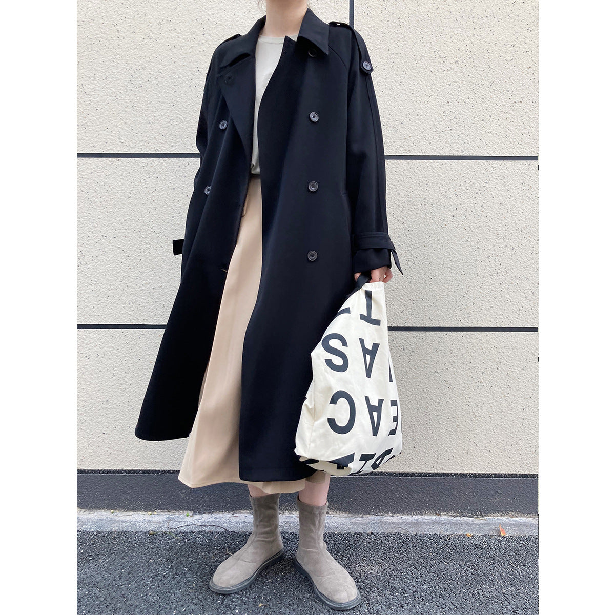 Oversized trenchcoat voor vrouwen