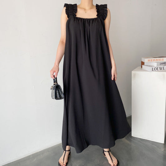 Modieuze jurk met print en split