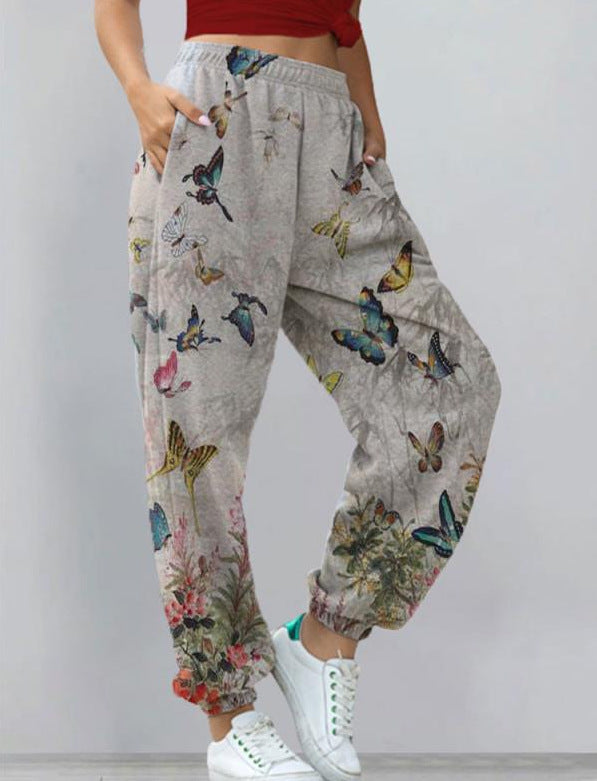 Bedrukte broek chique en elegant