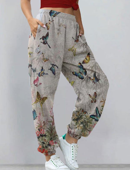 Bedrukte broek chique en elegant