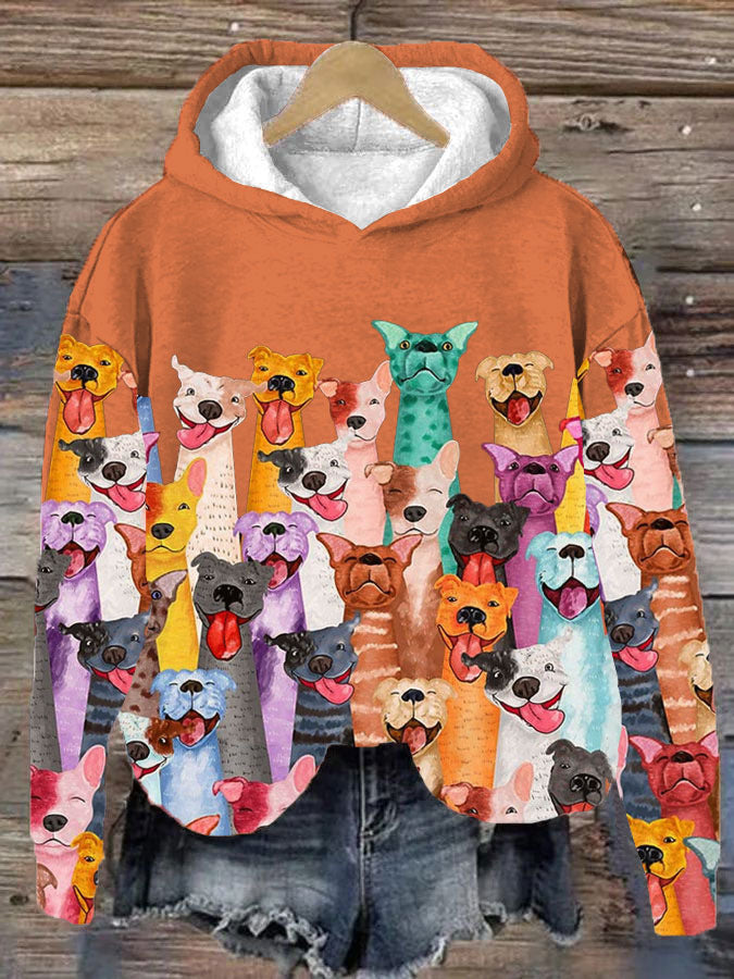 Sharon | Sweatshirt met dierenprint