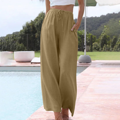 Luna | Zomerse Wide-Leg Broek | Luchtig & Comfortabel | Relaxed Fit