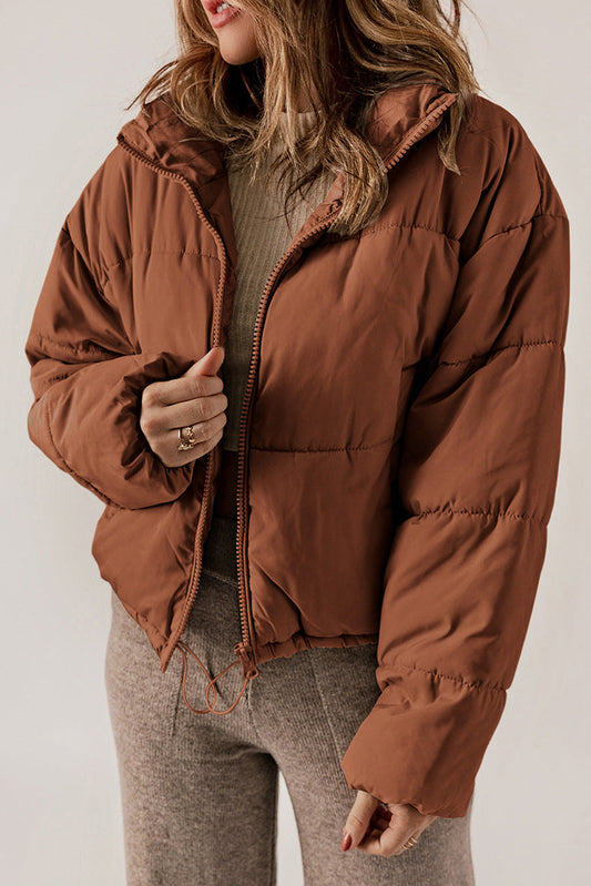 Dames puffer winter jas