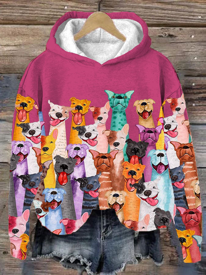 Sharon | Sweatshirt met dierenprint