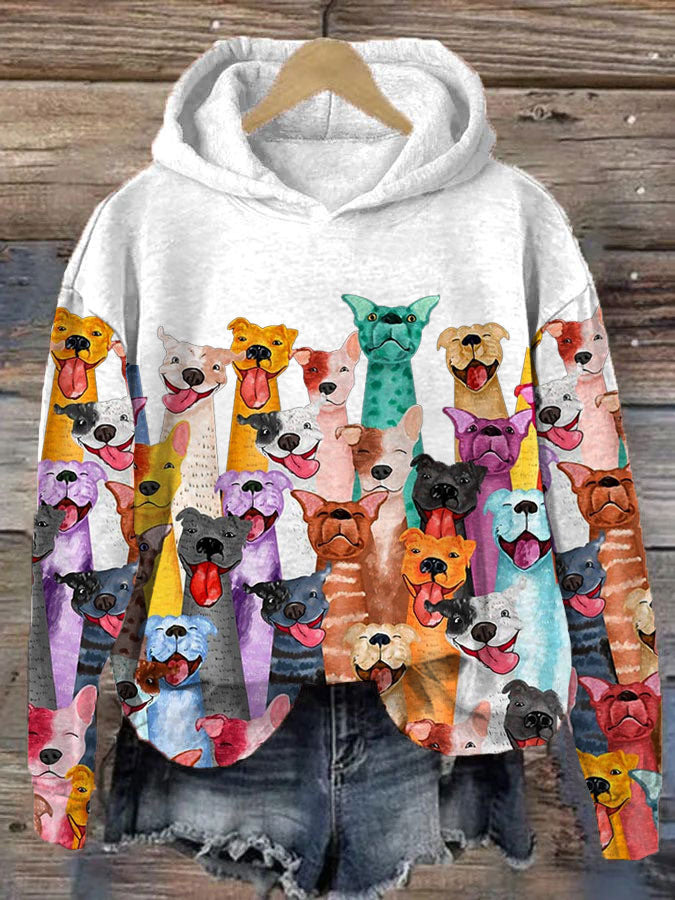 Sharon | Sweatshirt met dierenprint