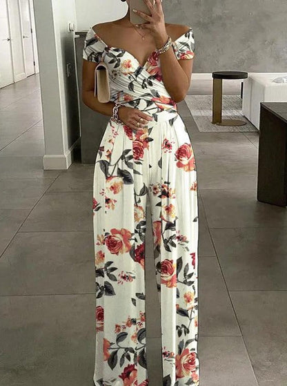 Laurine - Chic jumpsuit met print