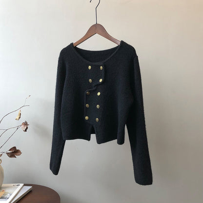 Vanessia - Elegante Sweater met Knopen voor Vrouwen