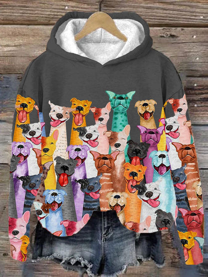 Sharon | Sweatshirt met dierenprint