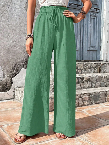 Emma | Wijde Luchtige Broek | Zomerse Stijl | Ademend Katoen