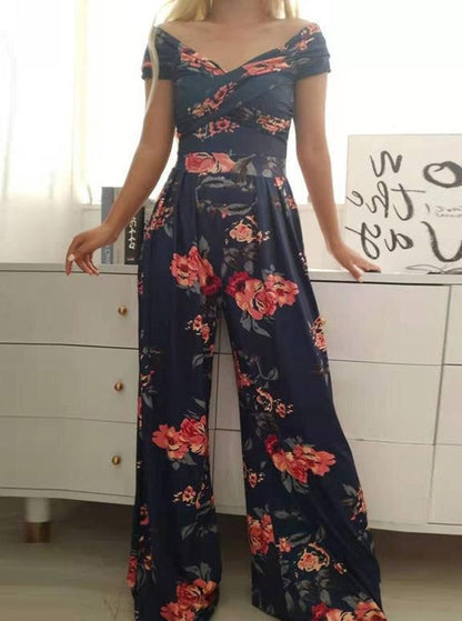 Laurine - Chic jumpsuit met print