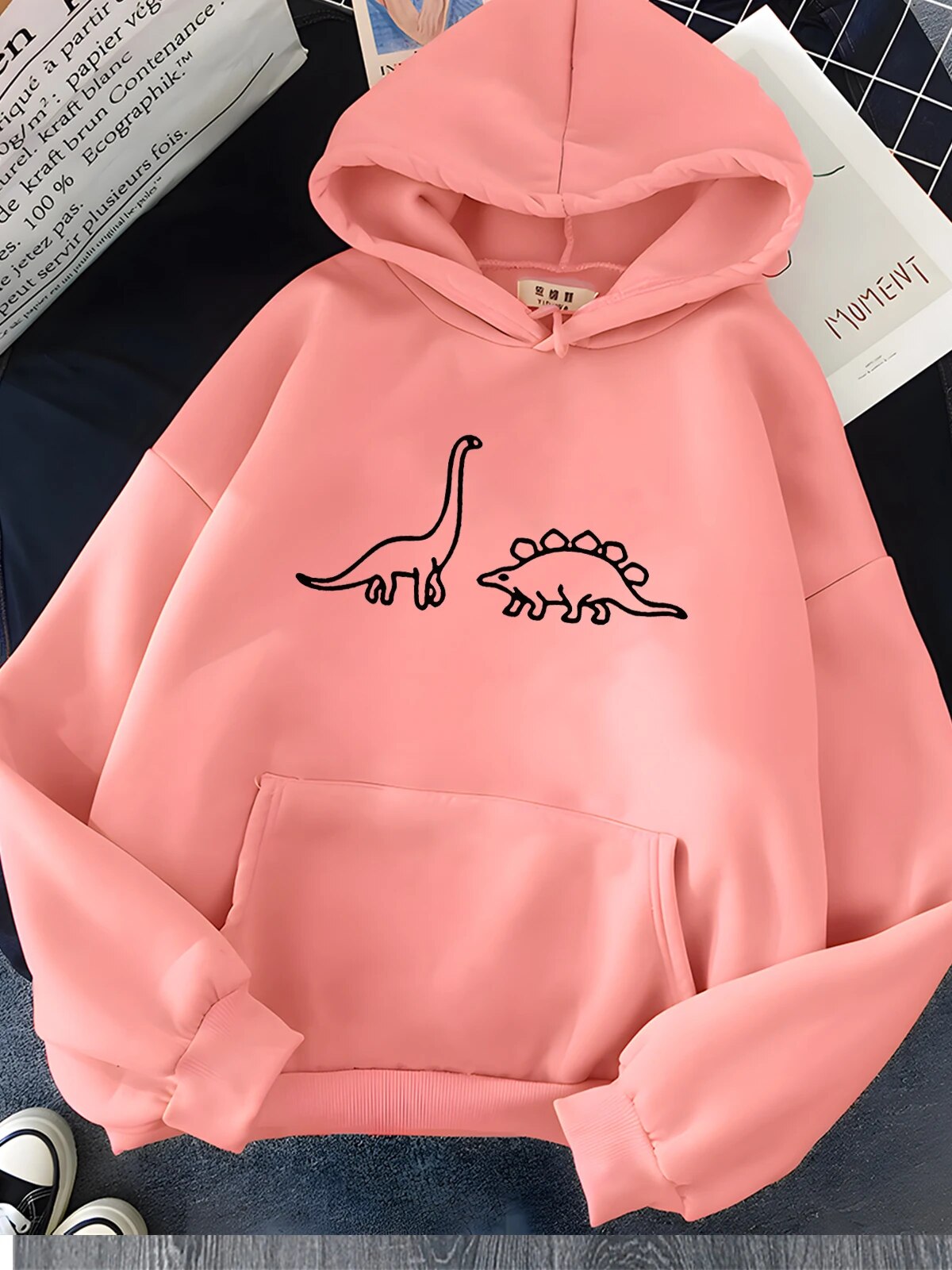 Sharon | Hoodie met dinosaurusprint Penelope