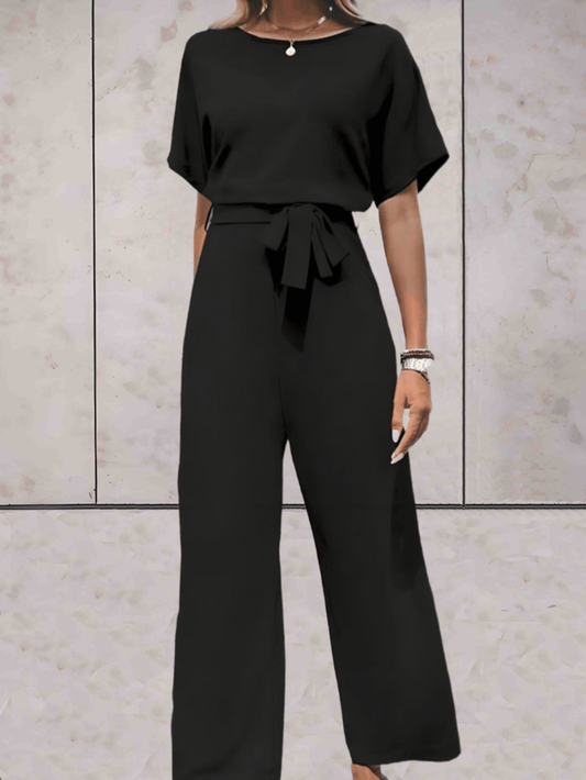 Camille - Elegante effen jumpsuit