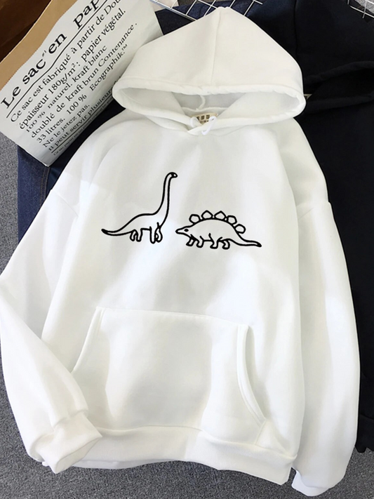 Sharon | Hoodie met dinosaurusprint Penelope