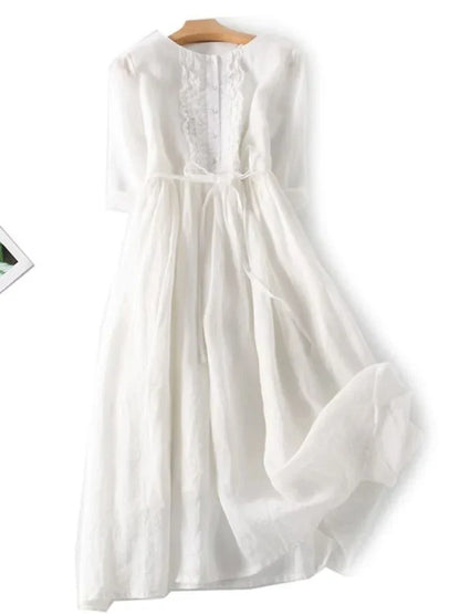 Pippa Comfortabele jurk met volants