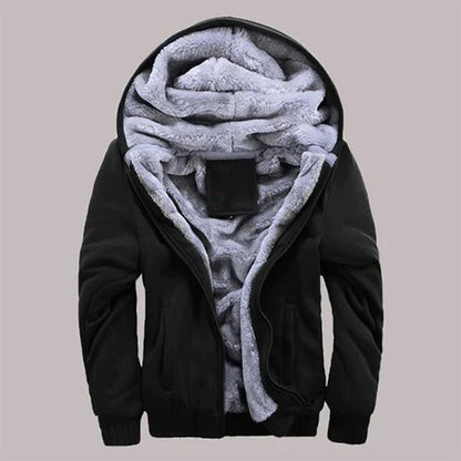 Enrique Jas | Men's fleece hooded jacket