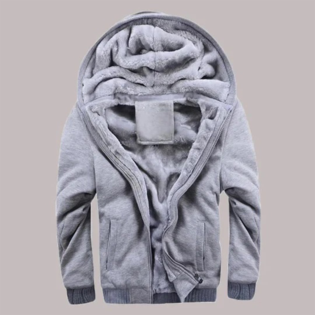 Enrique Jas | Men's fleece hooded jacket