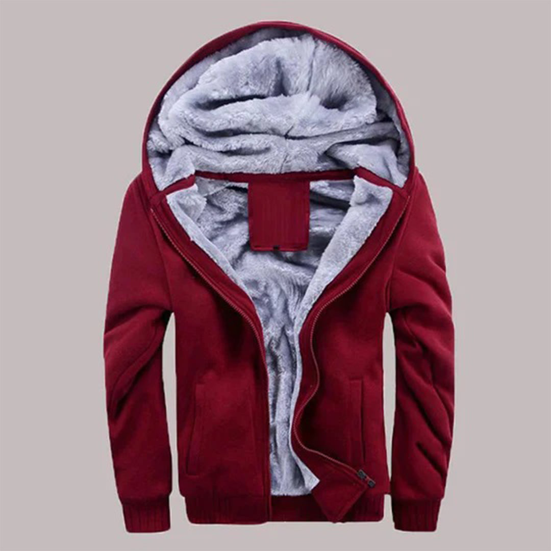 Enrique Jas | Men's fleece hooded jacket