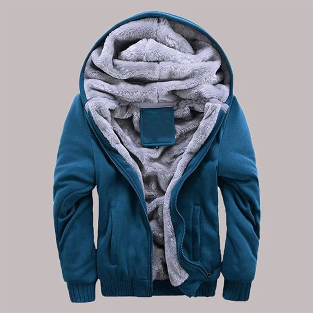 Enrique Jas | Men's fleece hooded jacket