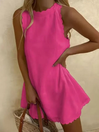 Quenery Jurk met geborduurde franjes