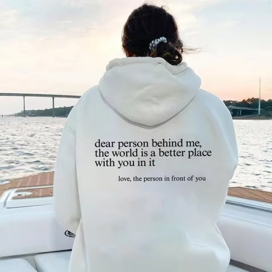 Radmila - Comfortabele hoodie met slogan