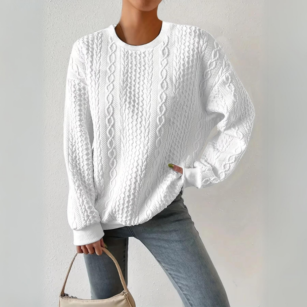 Rafaella - Elegant Sweatshirt met ronde hals