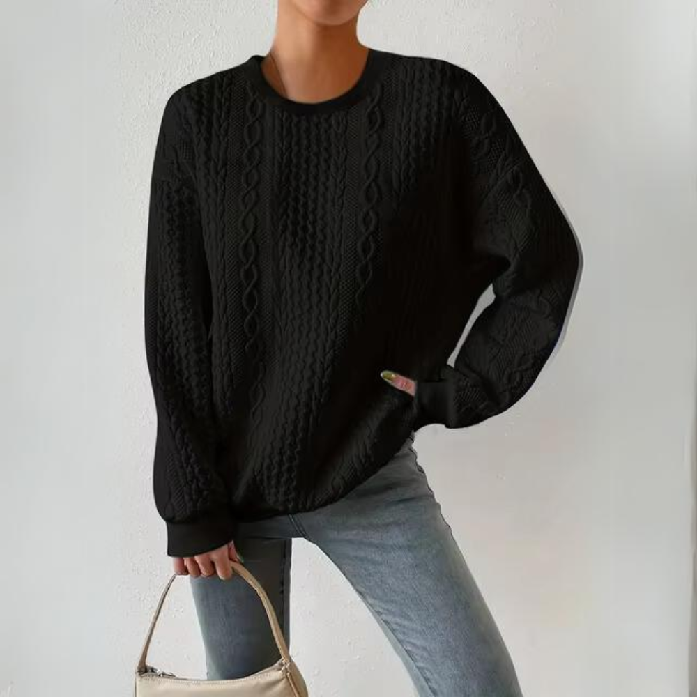 Sharon | Elegant sweatshirt met ronde halslijn