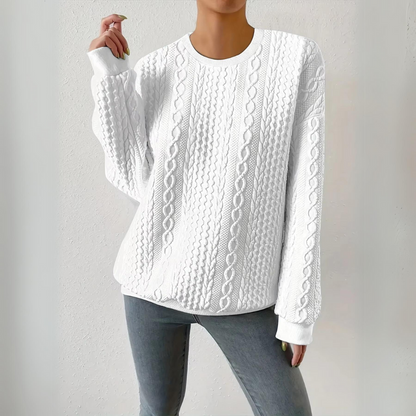 Rafaella - Elegant Sweatshirt met ronde hals