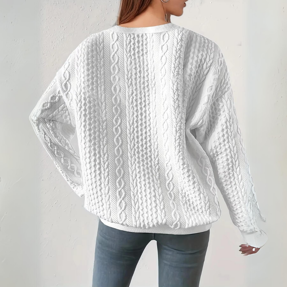 Rafaella - Elegant Sweatshirt met ronde hals