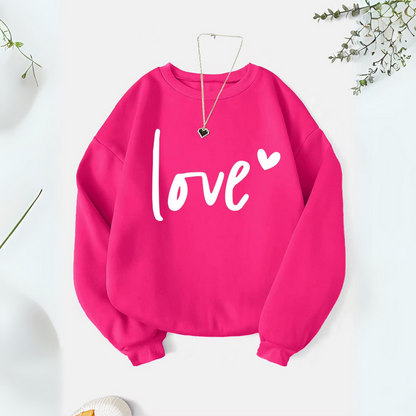 Renate - Sweatshirt met Chique Letterprint