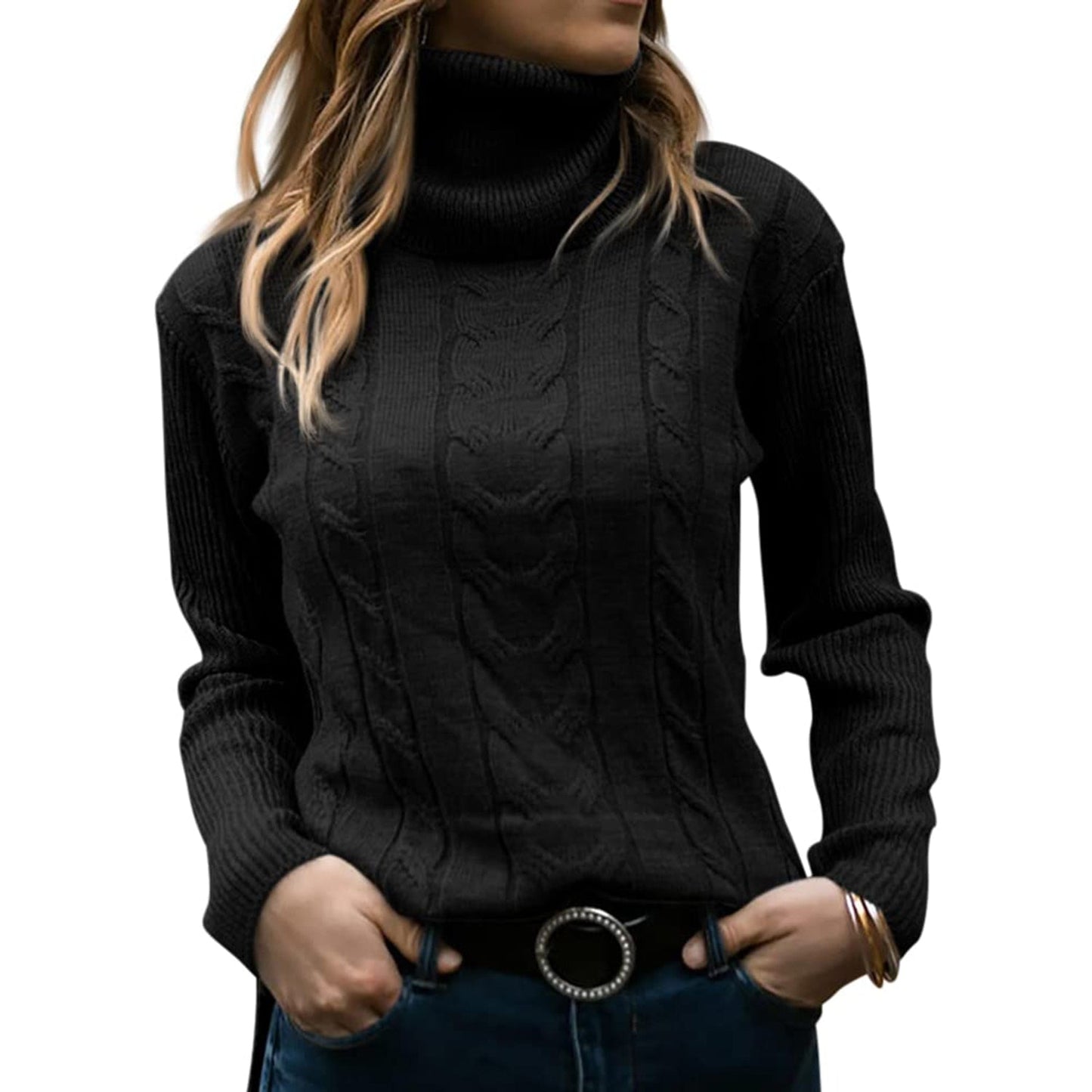 KATE™-ROLLKRAGENPULLOVER (AUS HOCHWERTIGER VISKOSE)