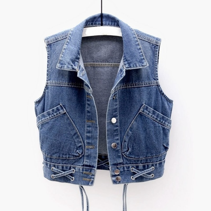 Caroline | Klassiek denim vest