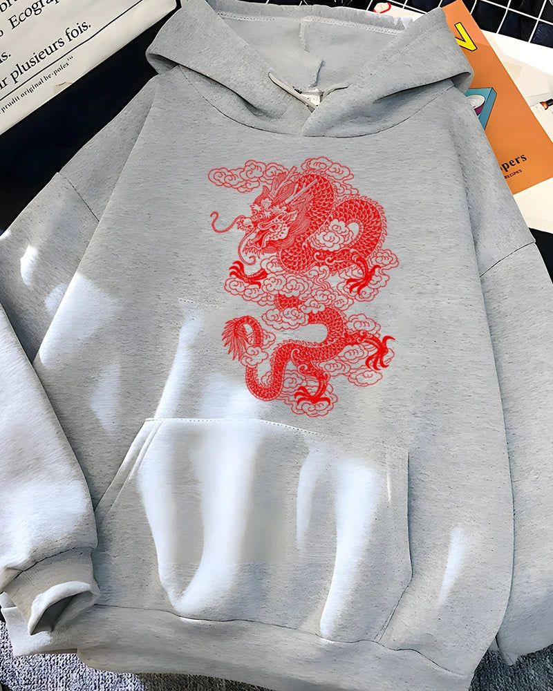 Sharon | Sweatshirt Met Capuchon En Grafische Print Voor Vrouwen