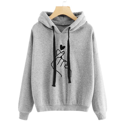 Quin- sweatshirt met lange mouwen en capuchon voor dames