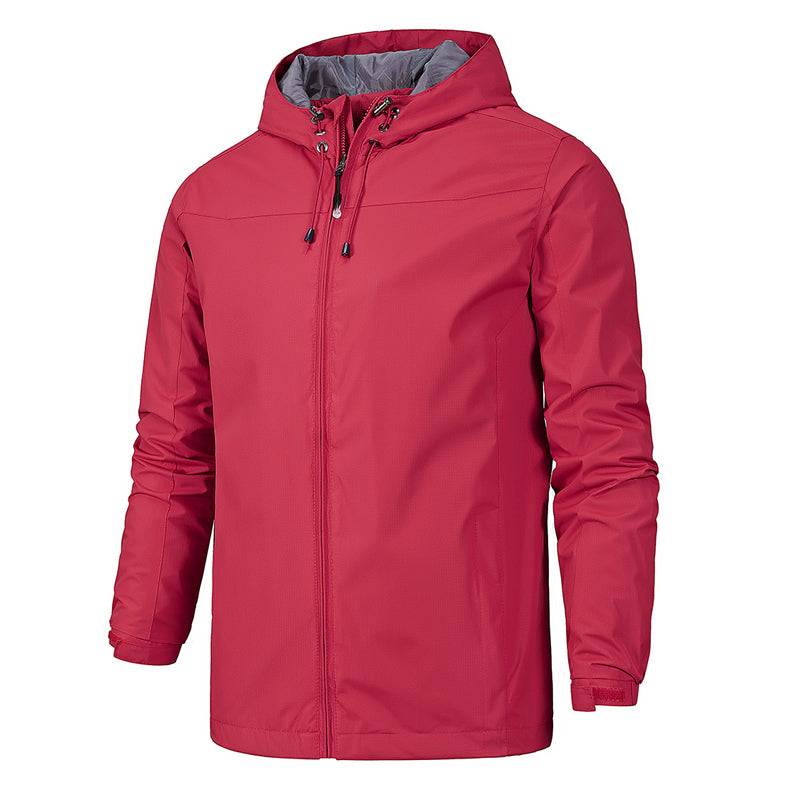 Elegant waterdicht softshell jack met capuchon voor heren | Perfect voor herfst/winter